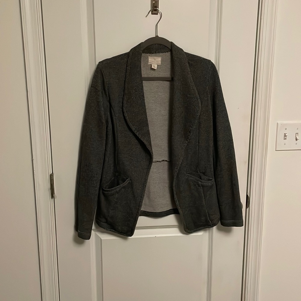 GREY MIXED WHEAT SWEATER-size medium